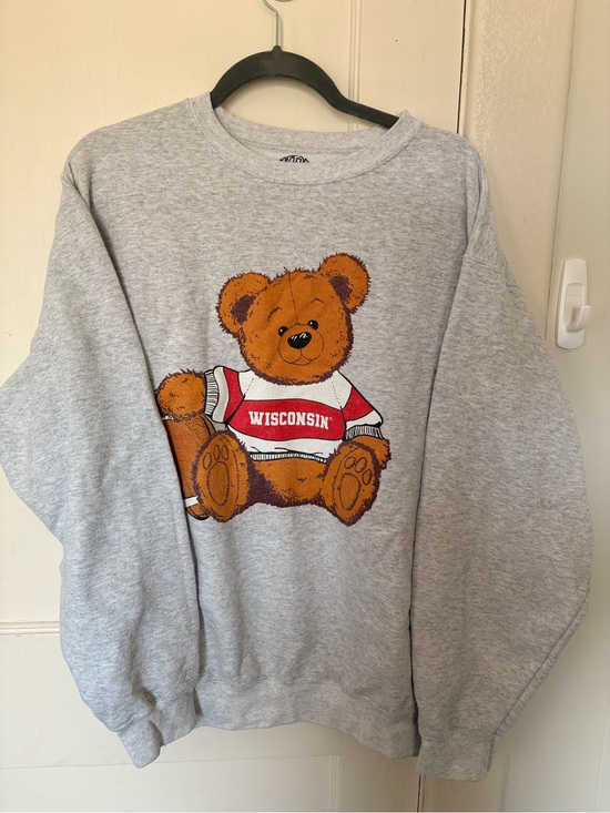 Wisconsin Design Team Tops - Wisconsin Design Team Teddy Bear Crewneck